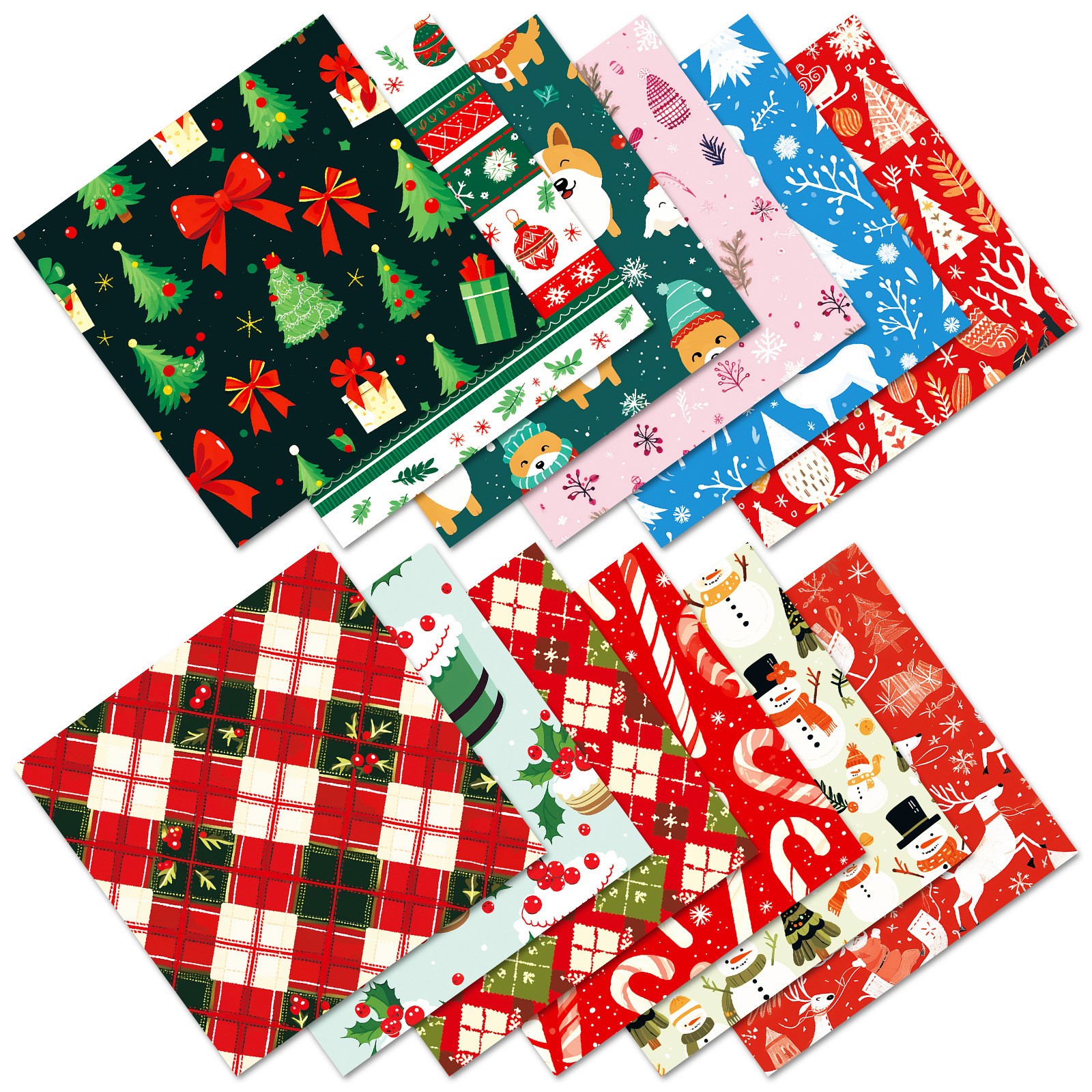 Christmas designer paper 12 by 12