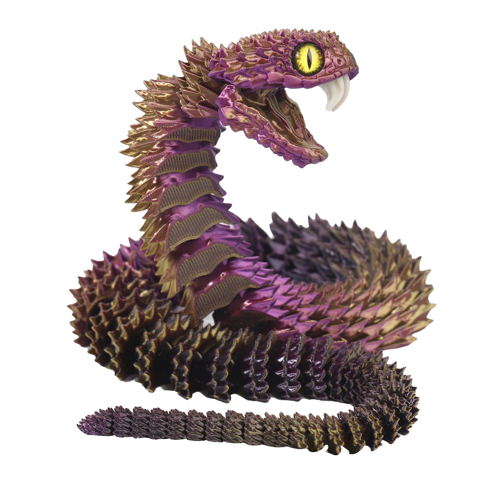 3D Printed Animals Snake, 30 Inch Surprise Mystery Fidget Anaconda Toy ...